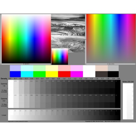 ICC RGB krāsu profila izgatavošana, printera kalibrēšana