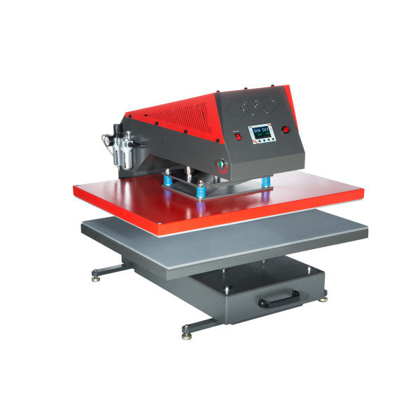pneumatic tshirt heat press machine with different base plate for