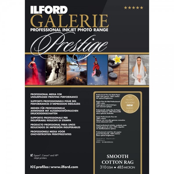 ILFORD GALERIE FineArt Smooth 200gsm 36" - 91,4cm x 15m (1 roll/Rolle)