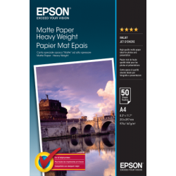 EPSON Matte Paper Heavy Weight - A4 - 50 Sheets